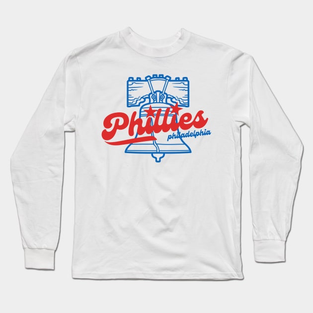 phillies baseball Long Sleeve T-Shirt by soft and timeless